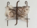 Kányási Holb Margit - Kisjárom, 2007, gyapjú, juta, vas, 60x60x8 cm
