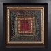 Lencsés Ida - CSAPDA XIII. 2016. fém, fa, textil, 25x25x4cm