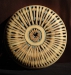 Szemereki Teréz - MEDITÁCIÓ – KALEIDOSZKÓP, - Meditation – Kaleidoscop, detail -2014.
Formába egyedi, kézzel épített, fonott samott, fémoxidos
átmérő : 32 cm