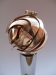 Zidarics Ilona - Magyar Szabadidősport Szövetség Díja.  30X10 cm, bronz, rozsdamentes acél, 2017